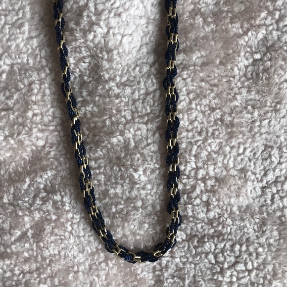 Madewell gold/navy necklace